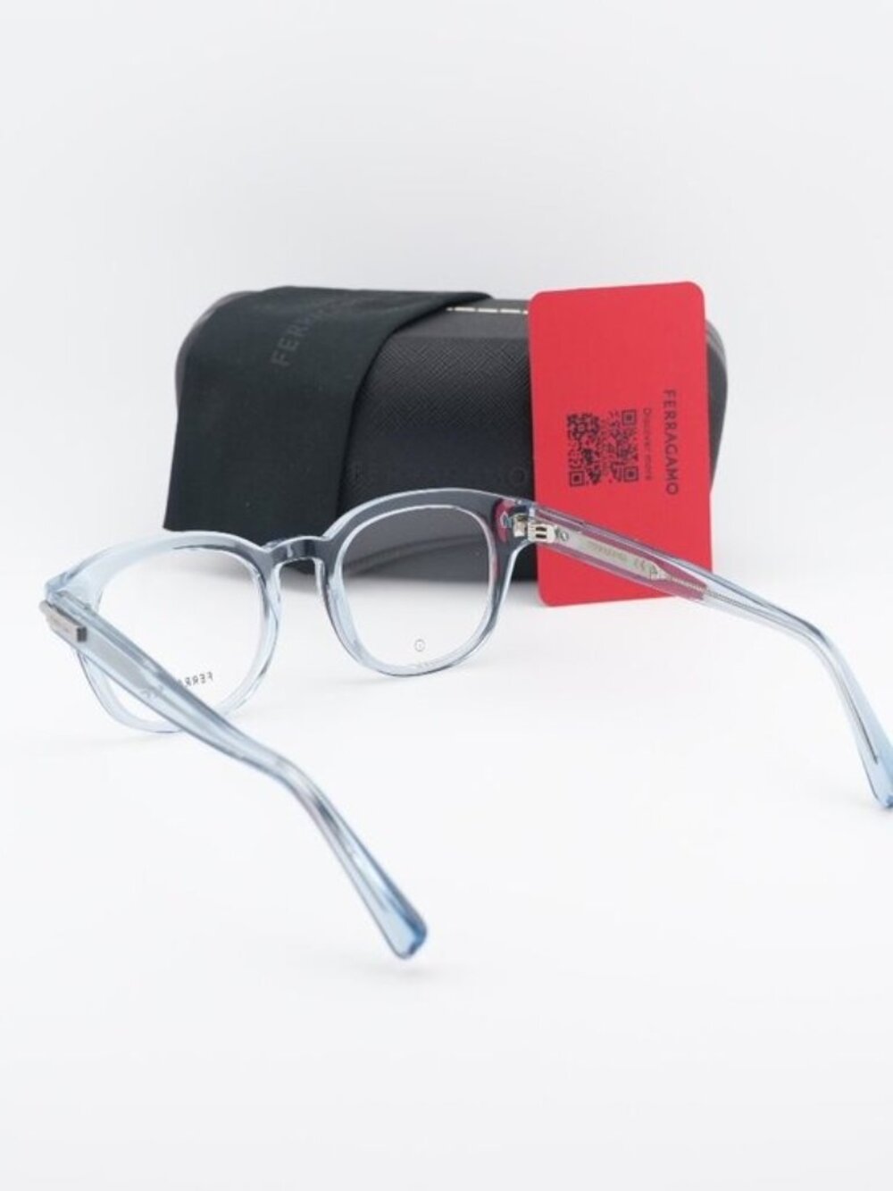 Salvatore Ferragamo SF3033 450 Square Eyeglasses 50mm – Azure - Picture 6 of 9